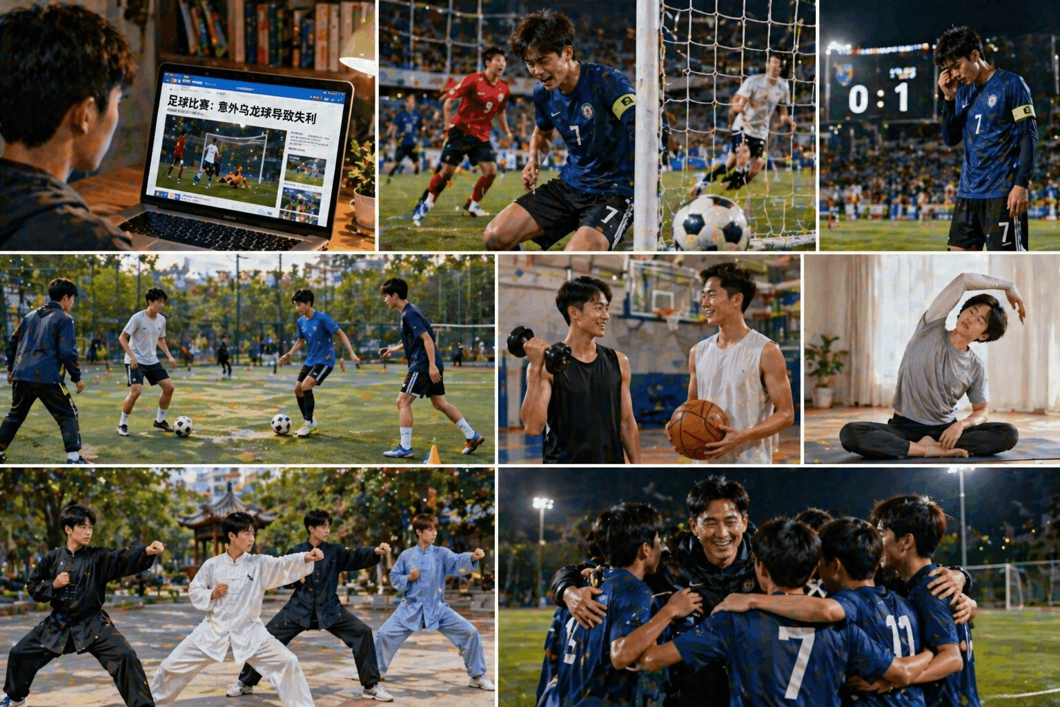 I Saw a Soccer Match on the News Yesterday