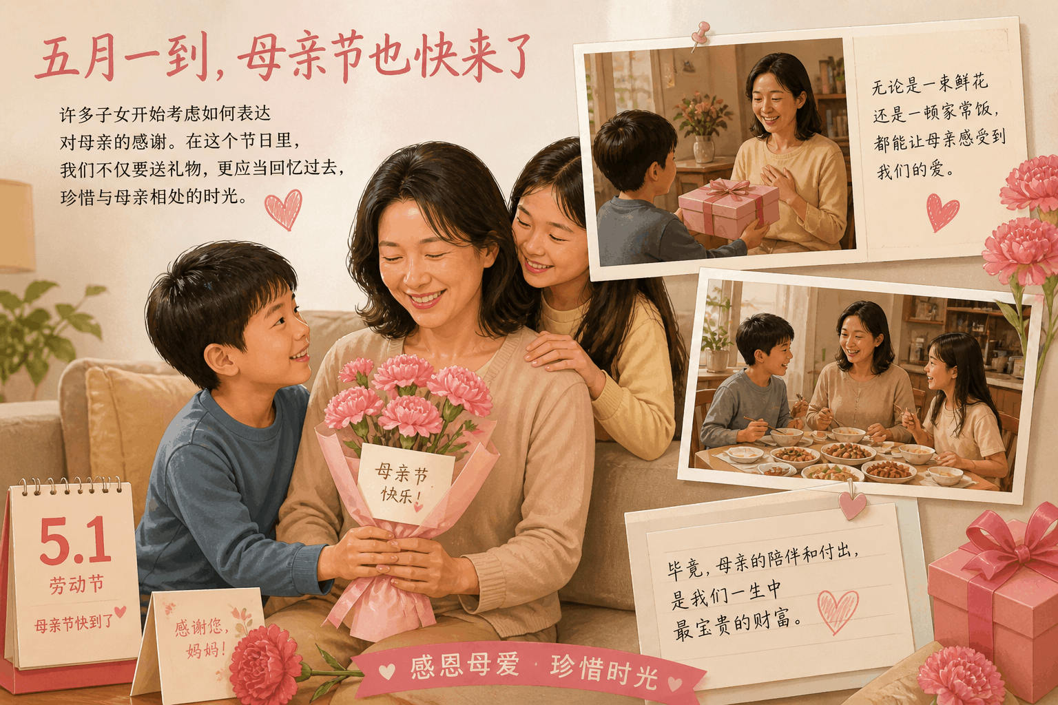 May Day Marks the Coming of Mother's Day: Cherishing Time with Mom