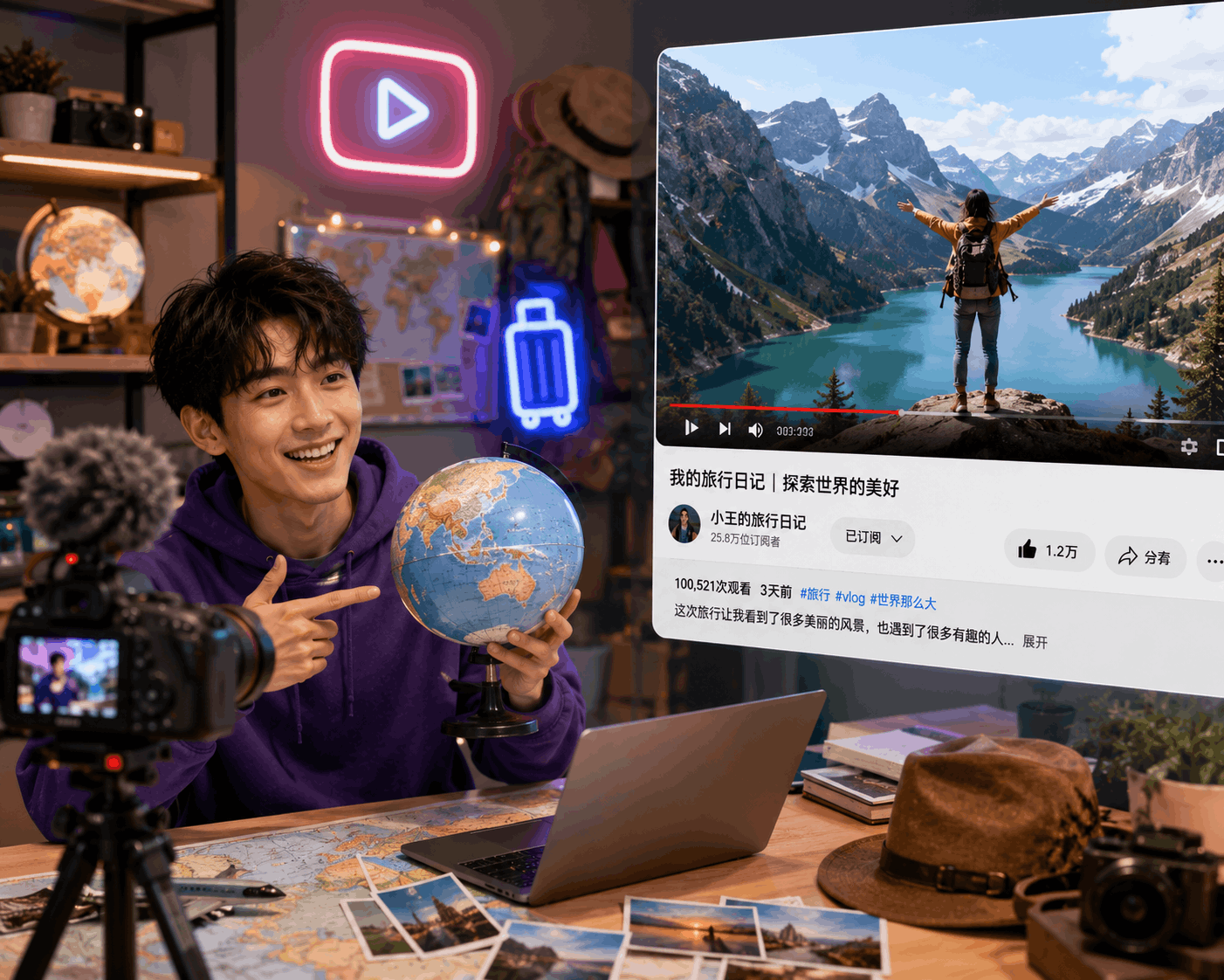 Xiao Wang is an Internet Celebrity