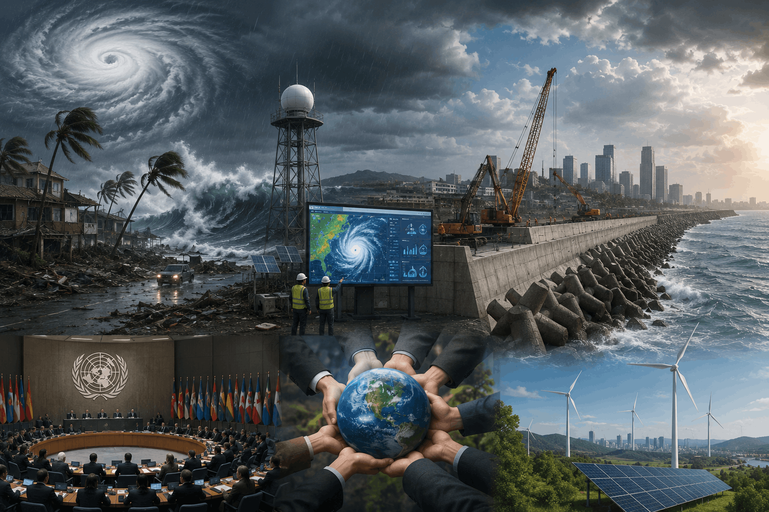 Global Climate Change Intensifies: Stronger Hurricanes and Storms Demand Global Action