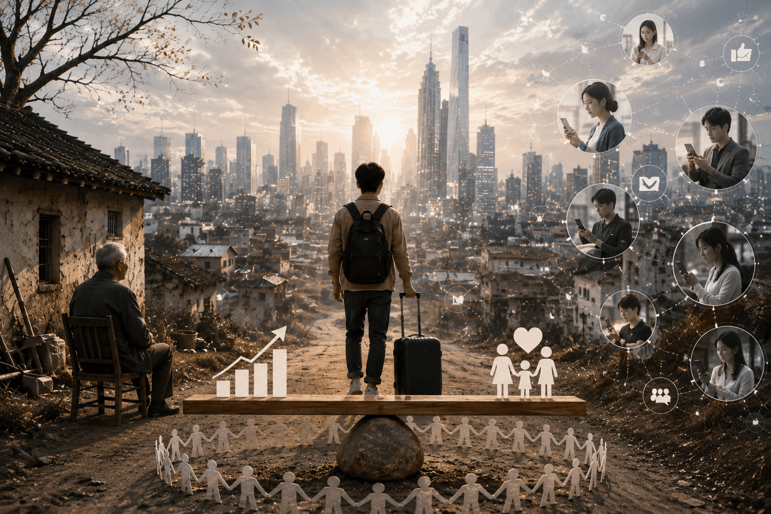 Urban-Rural Gap and Social Challenges