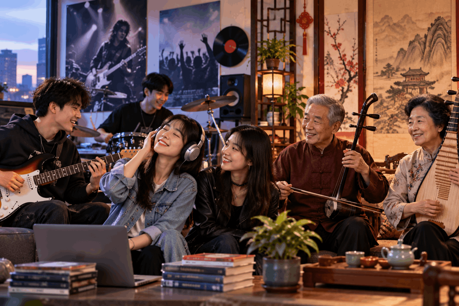 Chinos y música occidental